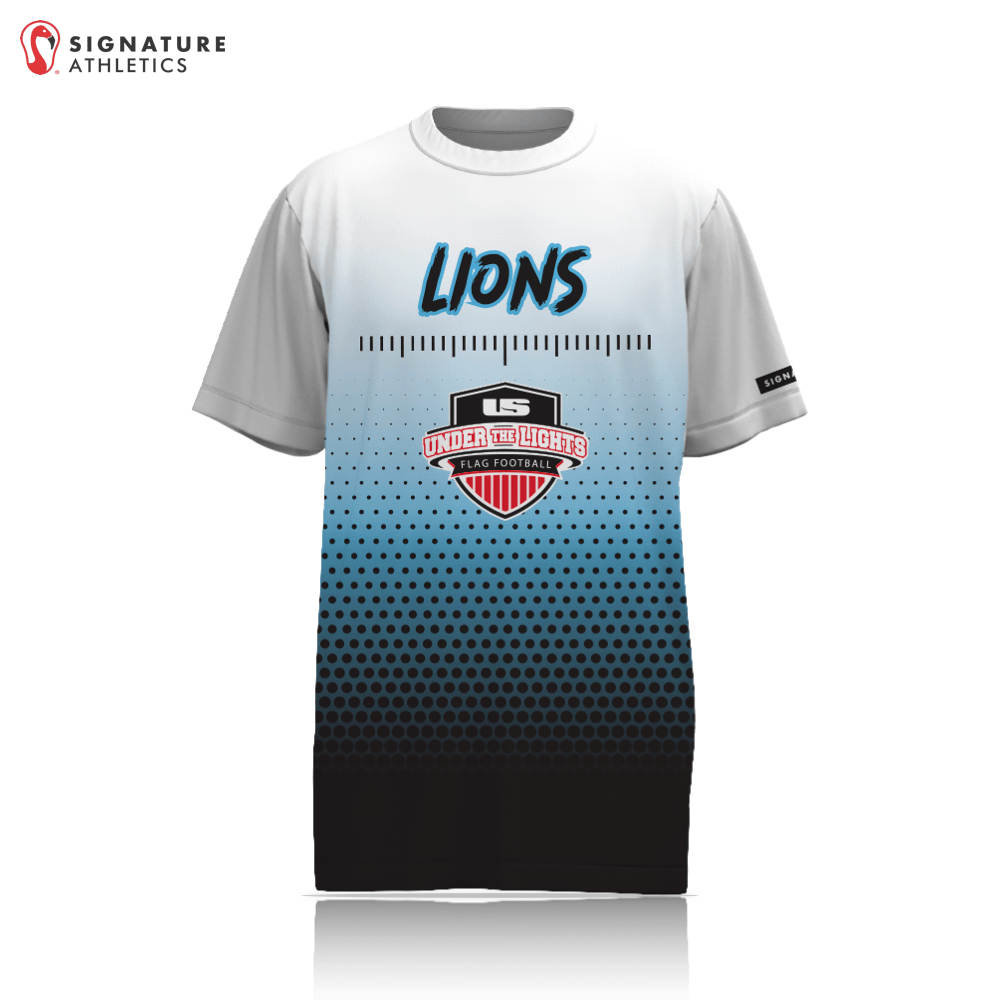 Under the Lights LIONS Unisex Short Sleeve Tech Tee Signature Lacrosse