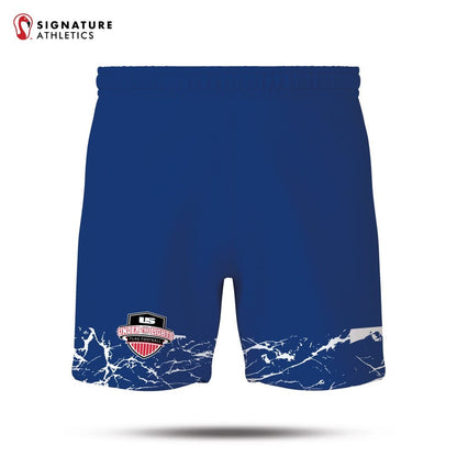 Under the Lights Navy Unisex Shorts Signature Lacrosse