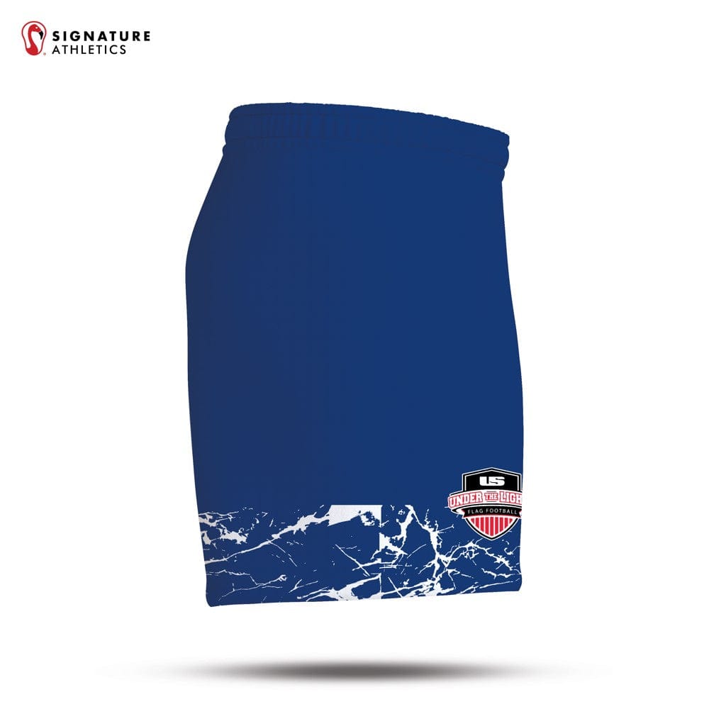 Under the Lights Navy Unisex Shorts Signature Lacrosse