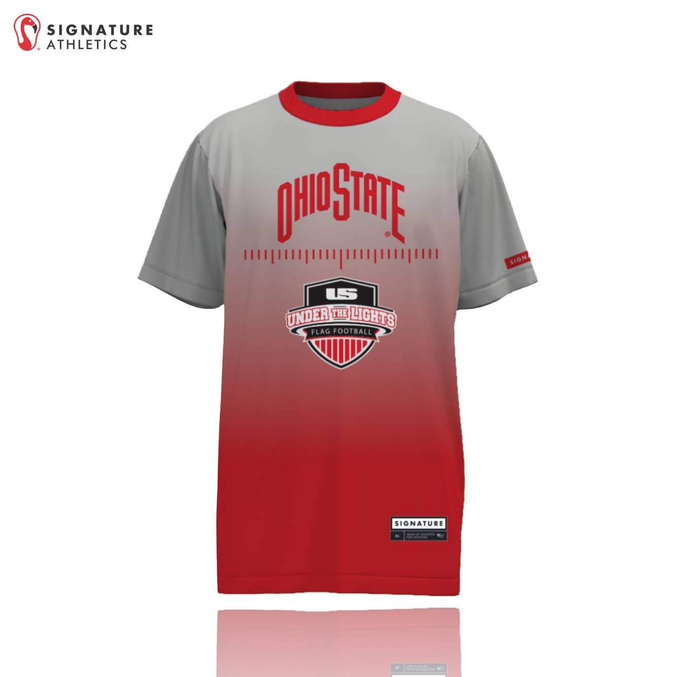 Under the Lights OHIO Unisex Short Sleeve Tech Tee Signature Lacrosse