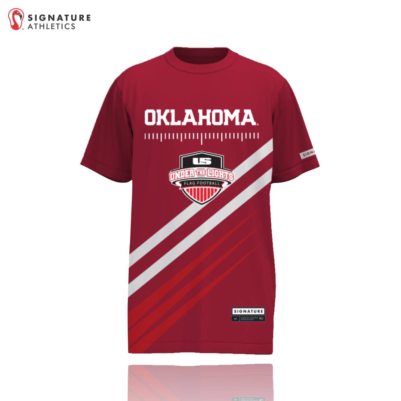 Under the Lights OKLAHOMA Unisex Short Sleeve Tech Tee Signature Lacrosse