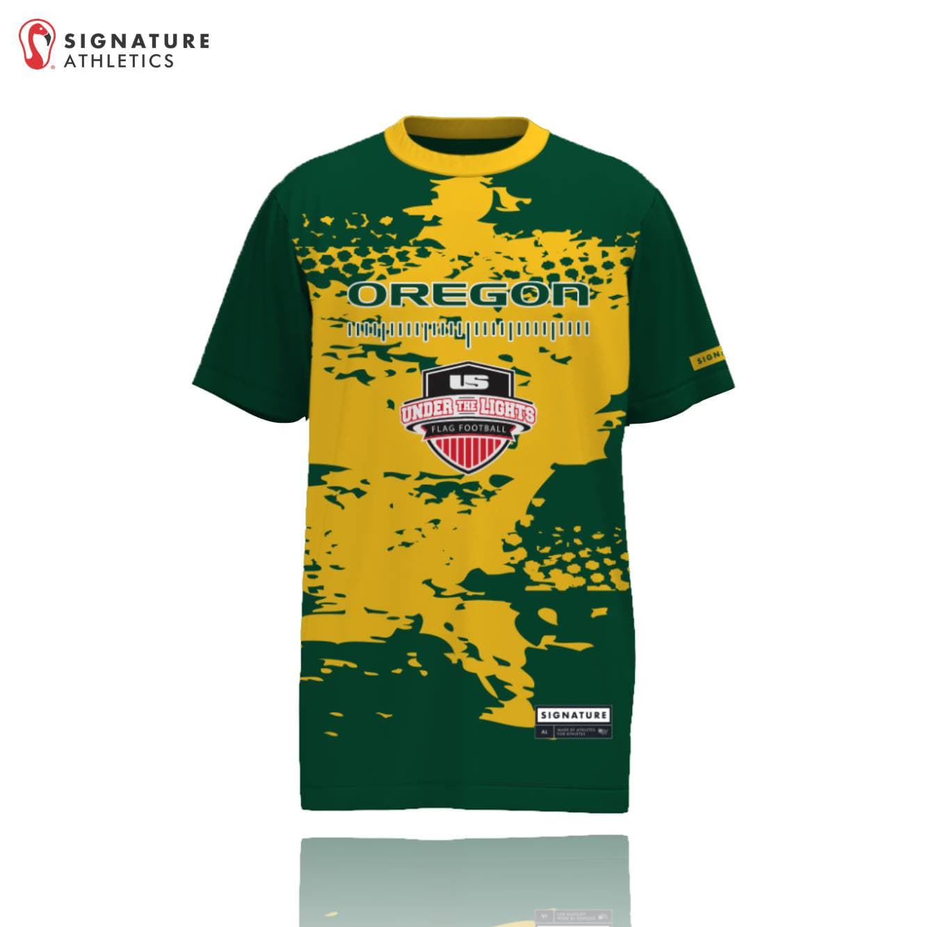 Under the Lights OREGON Unisex Short Sleeve Tech Tee Signature Lacrosse