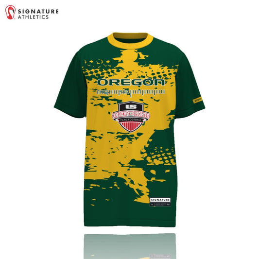 Under the Lights OREGON Unisex Short Sleeve Tech Tee Signature Lacrosse