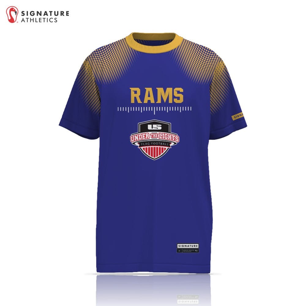 Under the Lights RAMS Unisex Short Sleeve Tech Tee Signature Lacrosse