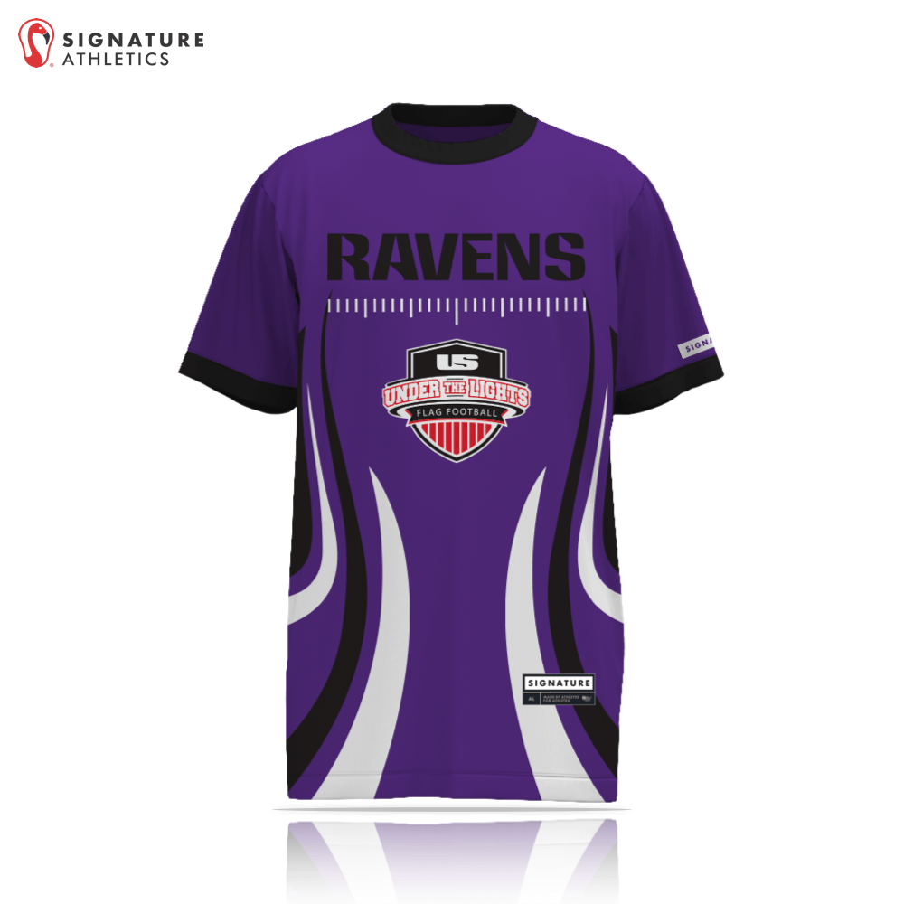 Under the Lights RAVENS Unisex Short Sleeve Tech Tee Signature Lacrosse