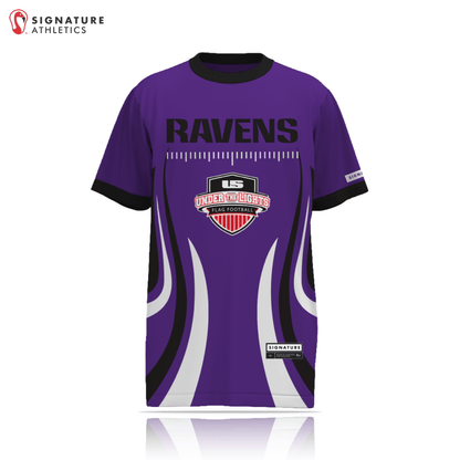 Under the Lights RAVENS Unisex Short Sleeve Tech Tee Signature Lacrosse
