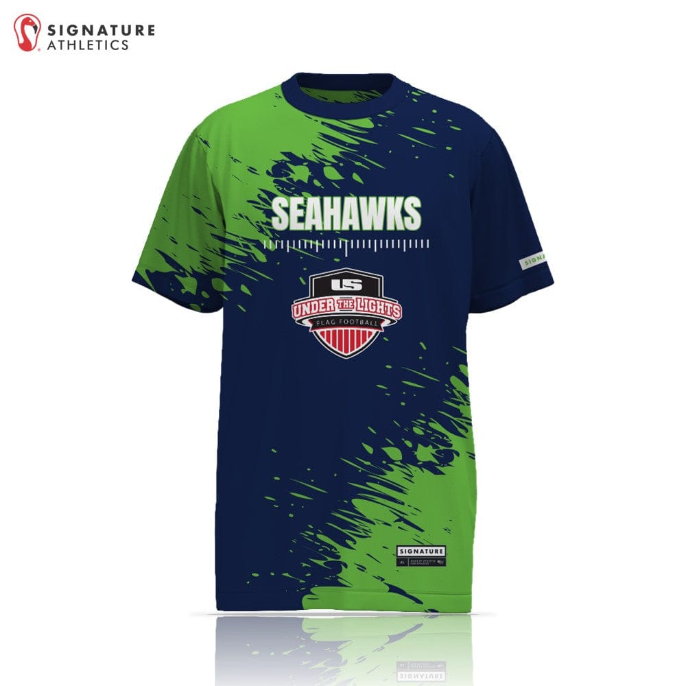 Under the Lights SEAHAWKS Unisex Short Sleeve Tech Tee Signature Lacrosse
