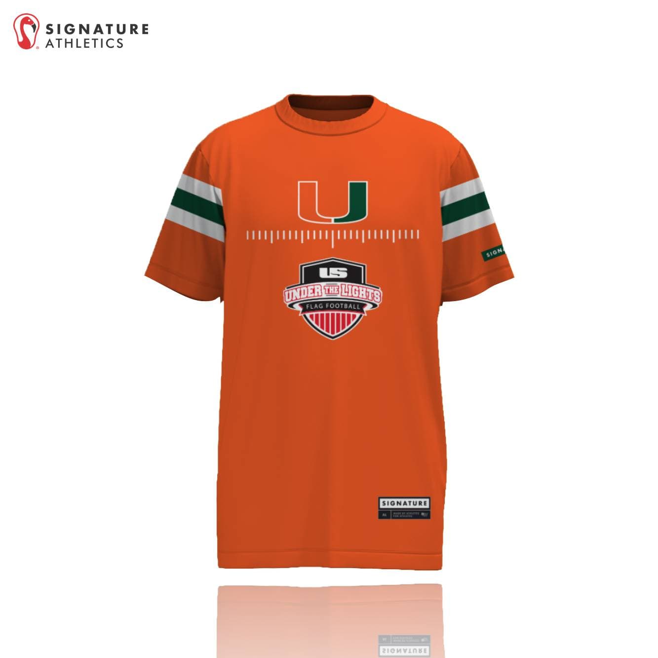 Under the Lights UMIAMI Unisex Short Sleeve Tech Tee Signature Lacrosse