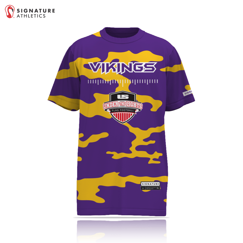 Under the Lights VIKINGS Unisex Short Sleeve Tech Tee Signature Lacrosse