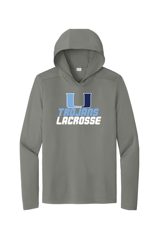 University HS Sport-Tek Posi-UV Pro Long Sleeve Hoodie Signature Lacrosse
