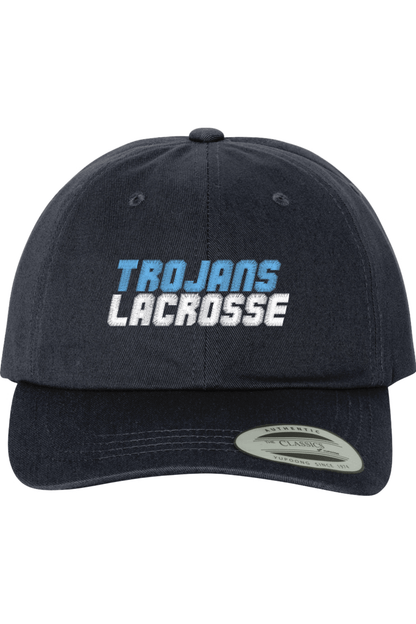 University Lacrosse Embroidered Dad Hat Signature Lacrosse