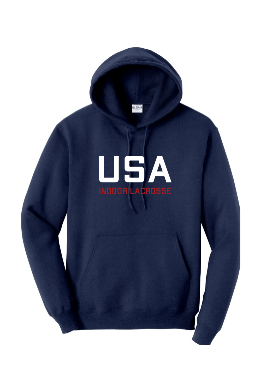 USA Indoor Lacrosse Adult Heavyweight Hoodie Signature Lacrosse
