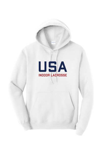 USA Indoor Lacrosse Adult Heavyweight Hoodie Signature Lacrosse