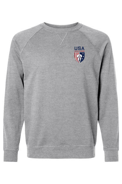 USA Indoor Lacrosse Adult Heavyweight Raglan Long Sleeve Signature Lacrosse