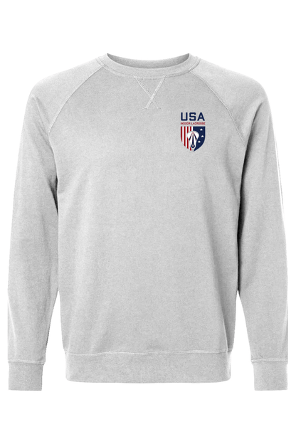 USA Indoor Lacrosse Adult Heavyweight Raglan Long Sleeve Signature Lacrosse