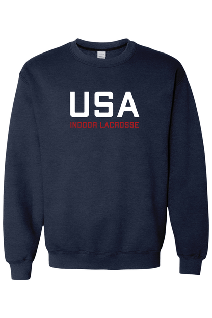 USA Indoor Lacrosse Adult Heavyweight Sweatshirt Signature Lacrosse