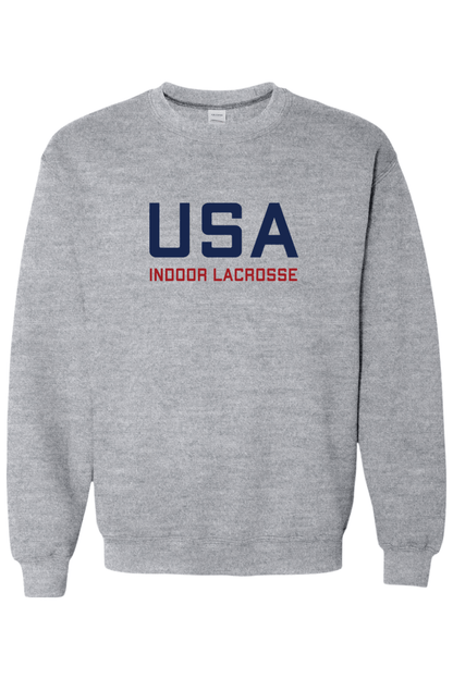 USA Indoor Lacrosse Adult Heavyweight Sweatshirt Signature Lacrosse