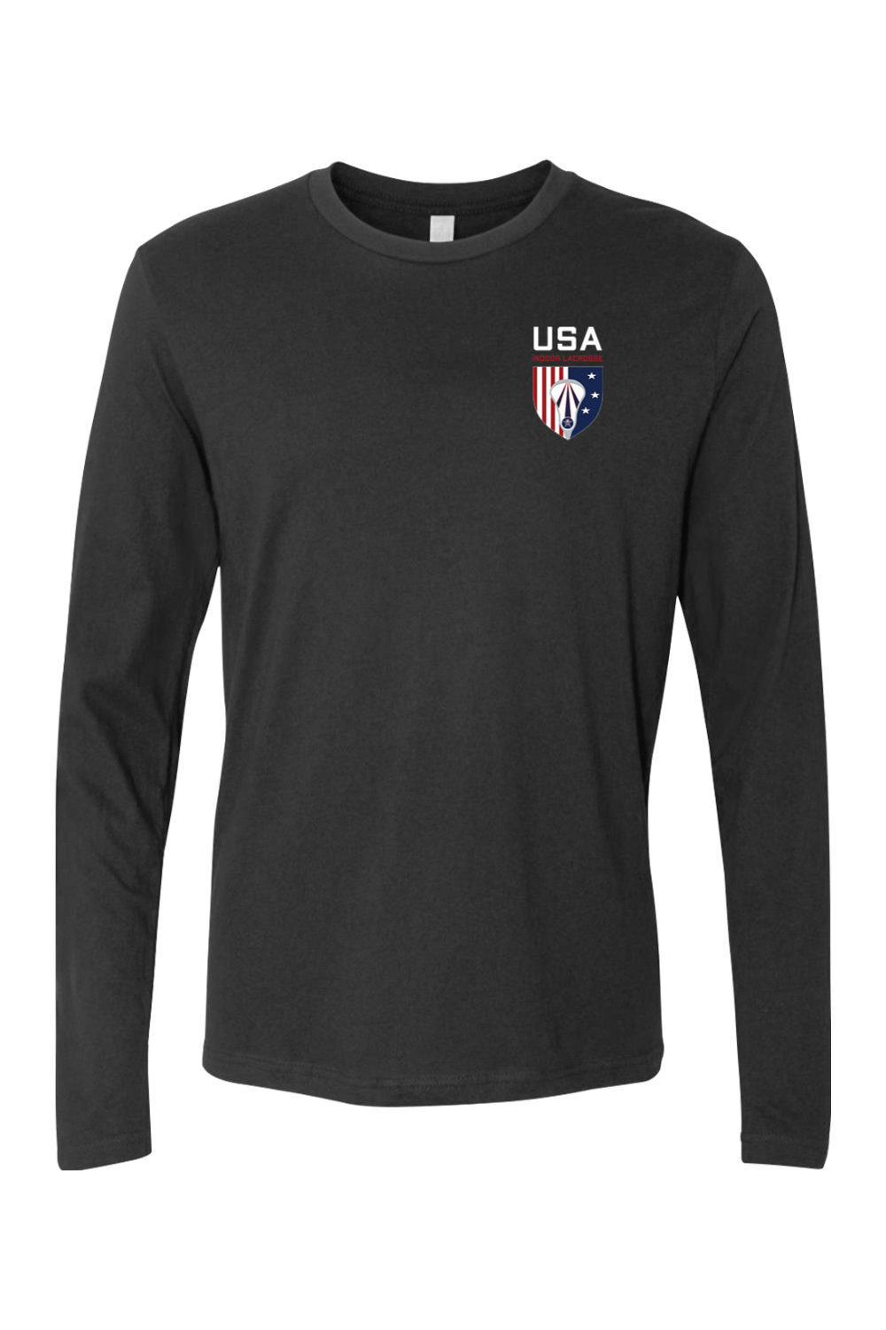USA Indoor Lacrosse Adult Long Sleeve T-Shirt Signature Lacrosse