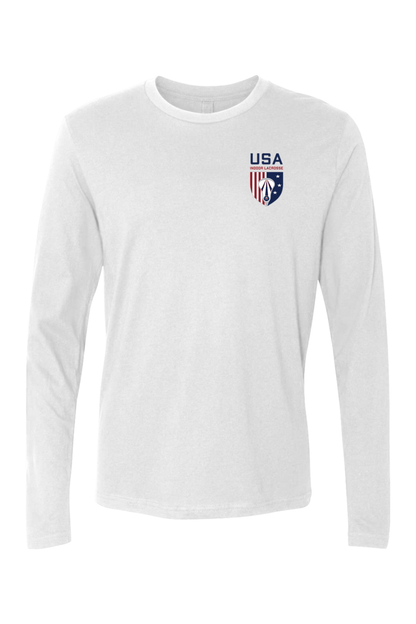 USA Indoor Lacrosse Adult Long Sleeve T-Shirt Signature Lacrosse