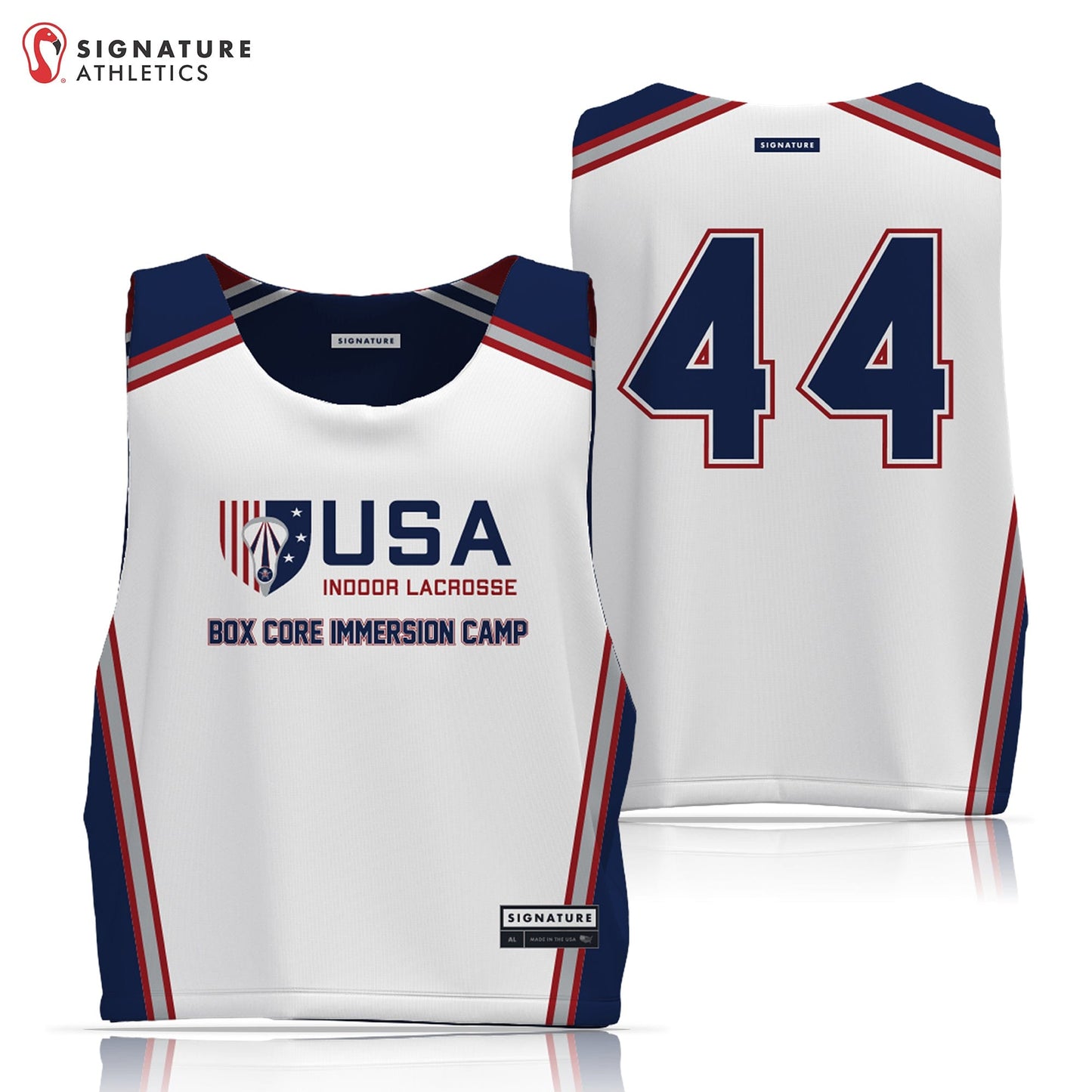 USA Indoor Lacrosse Box Core Immersion Camp Men's 2 Piece Player Package Signature Lacrosse