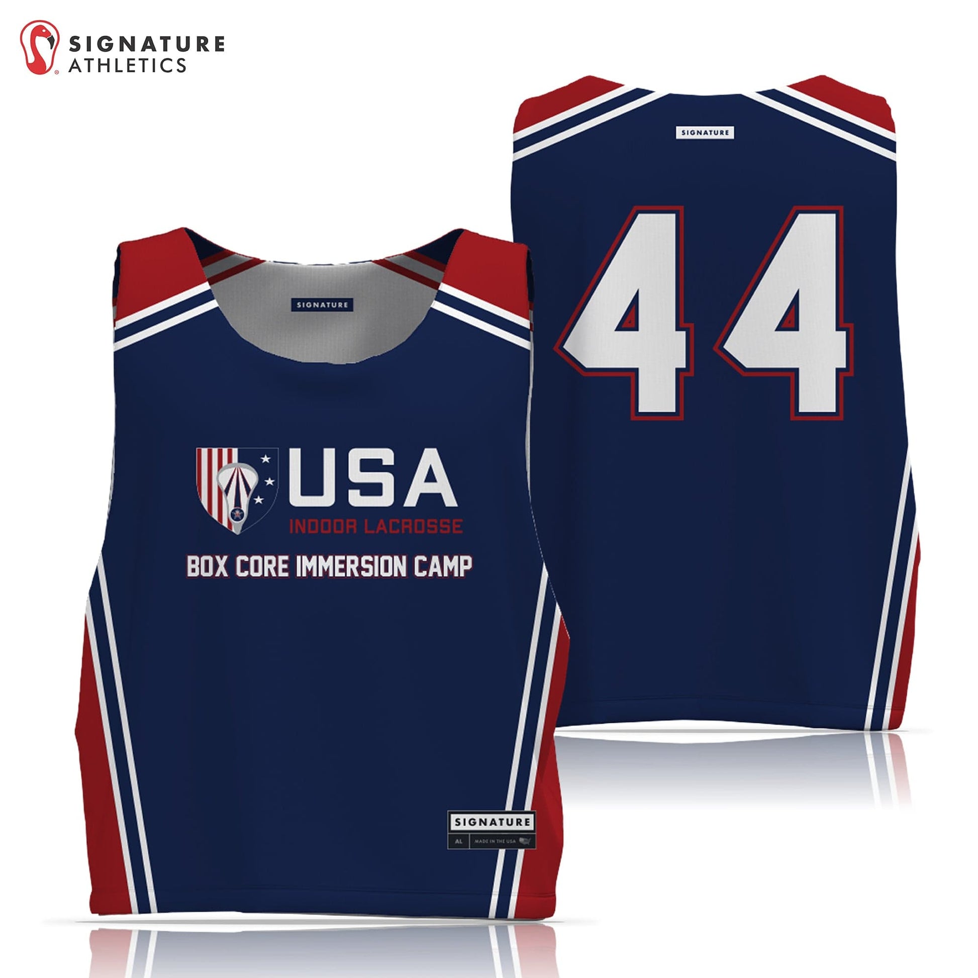 USA Indoor Lacrosse Box Core Immersion Camp Men's 2 Piece Player Package Signature Lacrosse
