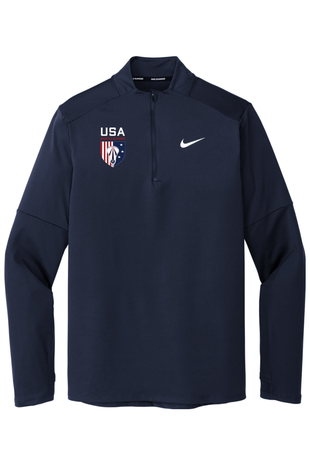 USA Indoor Lacrosse Dri-FIT Element 1/2-Zip Top Signature Lacrosse