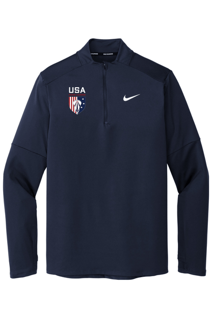 USA Indoor Lacrosse Dri-FIT Element 1/2-Zip Top Signature Lacrosse
