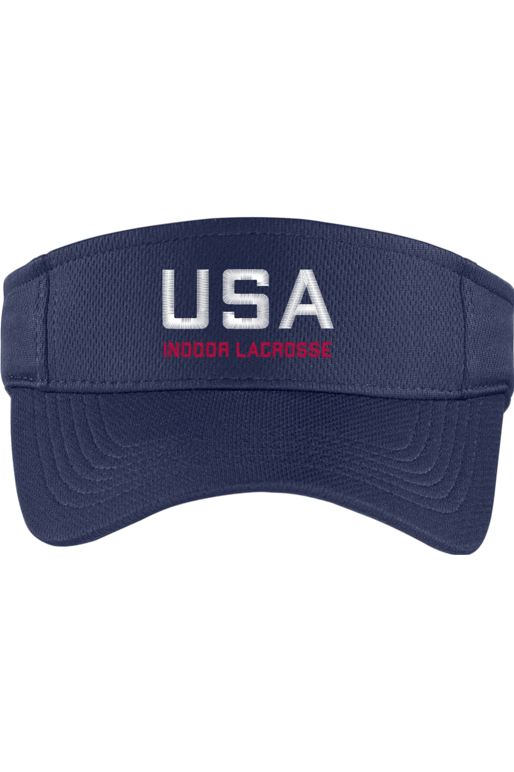 USA Indoor Lacrosse Embroidered Visor Signature Lacrosse