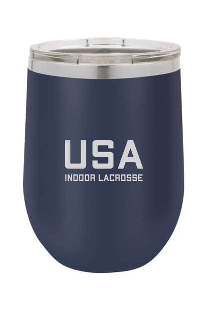 USA Indoor Lacrosse Insulated Wine Tumbler Signature Lacrosse