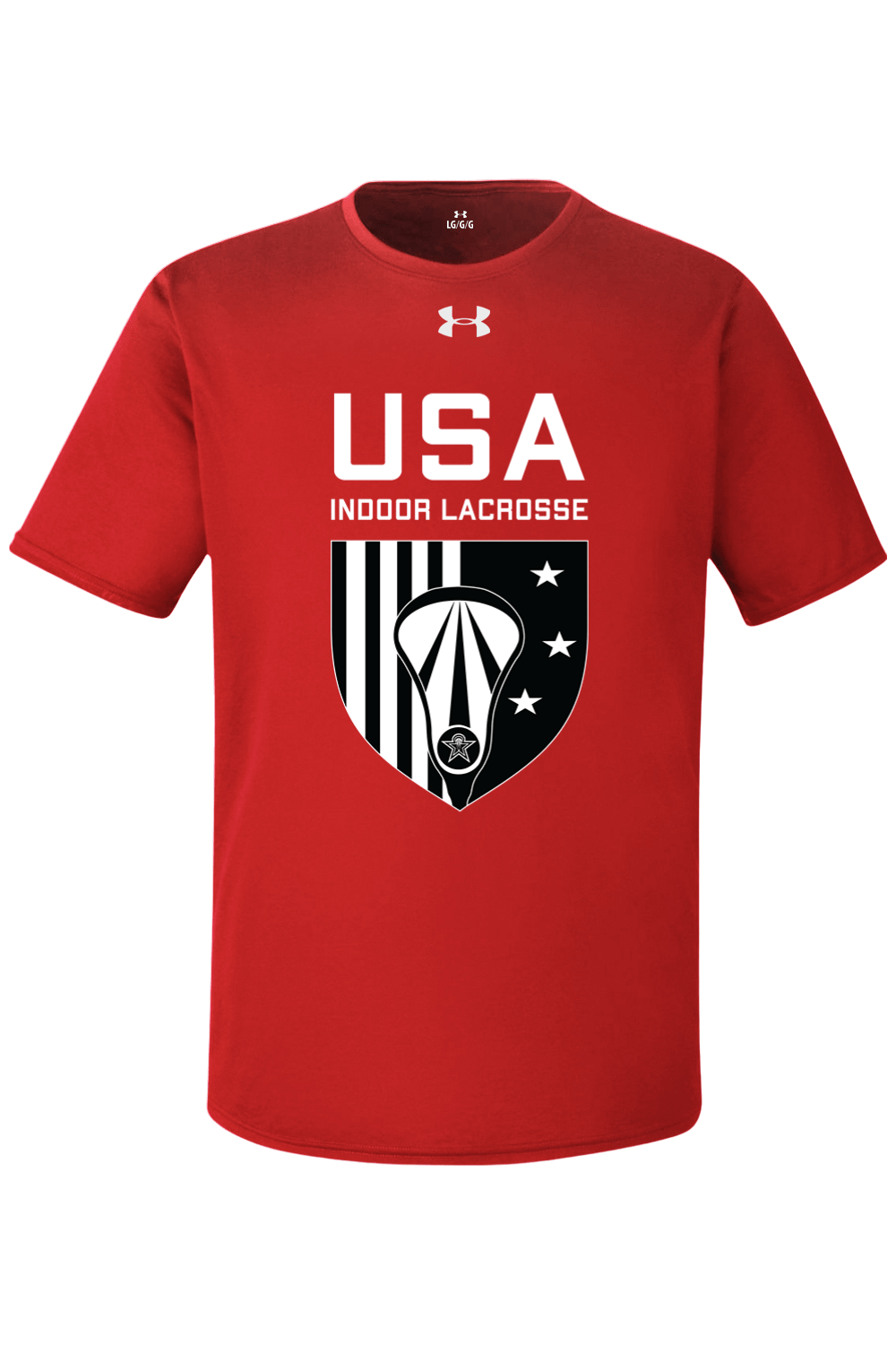 USA Indoor Lacrosse Men's Team Tech T-Shirt Signature Lacrosse