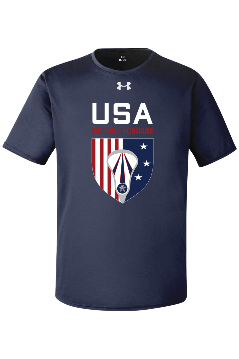 USA Indoor Lacrosse Men's Team Tech T-Shirt Signature Lacrosse