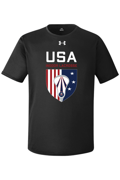 USA Indoor Lacrosse Men's Team Tech T-Shirt Signature Lacrosse