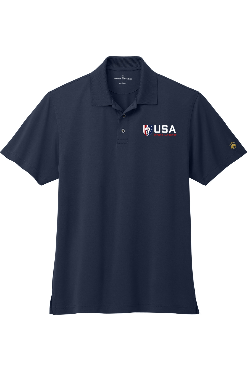 USA Indoor Lacrosse Mesh Pique Performance Polo Signature Lacrosse