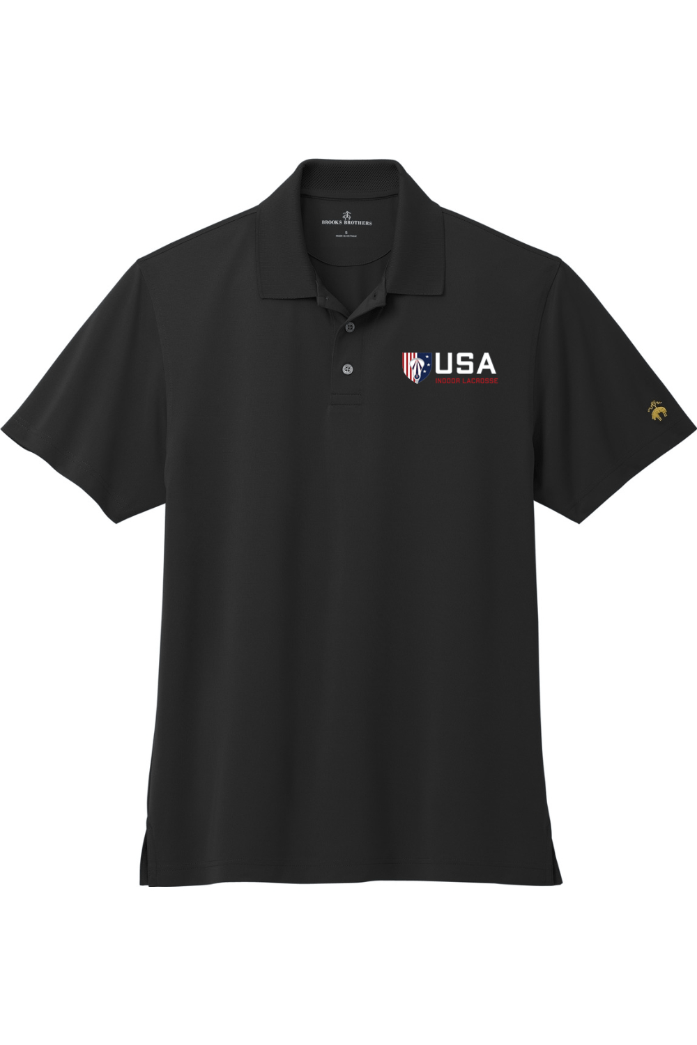 USA Indoor Lacrosse Mesh Pique Performance Polo Signature Lacrosse