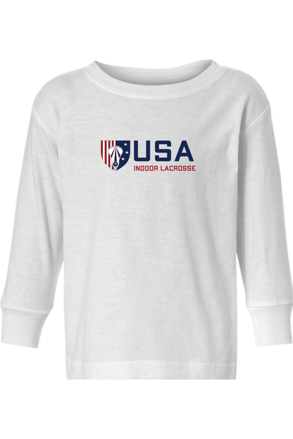 USA Indoor Lacrosse Toddler Long Sleeve T-Shirt Signature Lacrosse