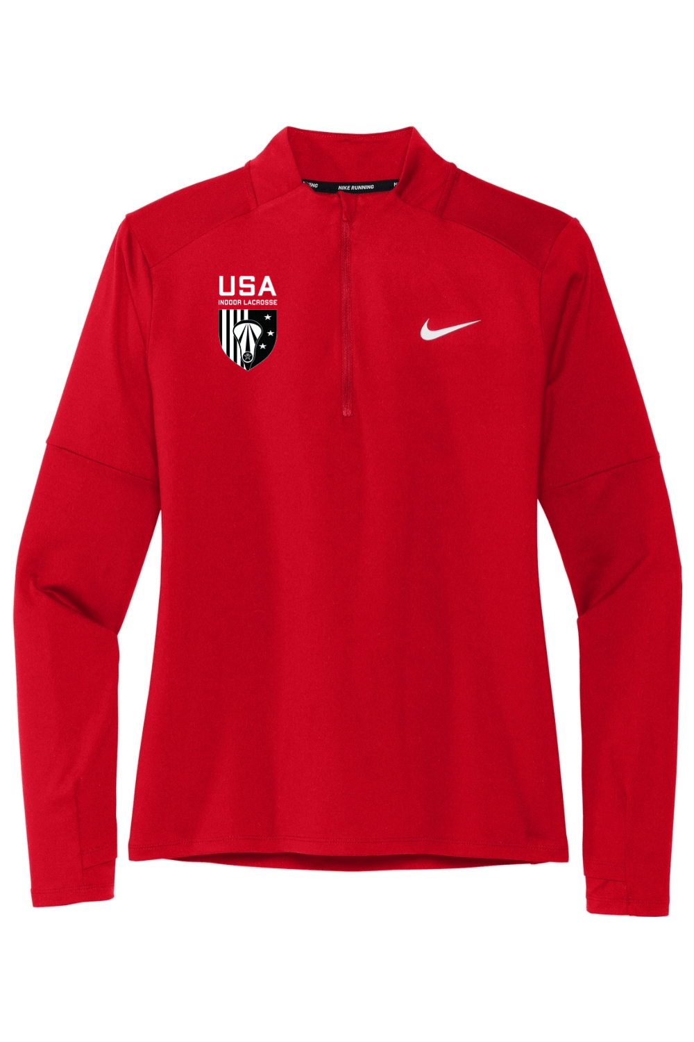 USA Indoor Lacrosse Women's Dri-FIT Element 1/2-Zip Top Signature Lacrosse