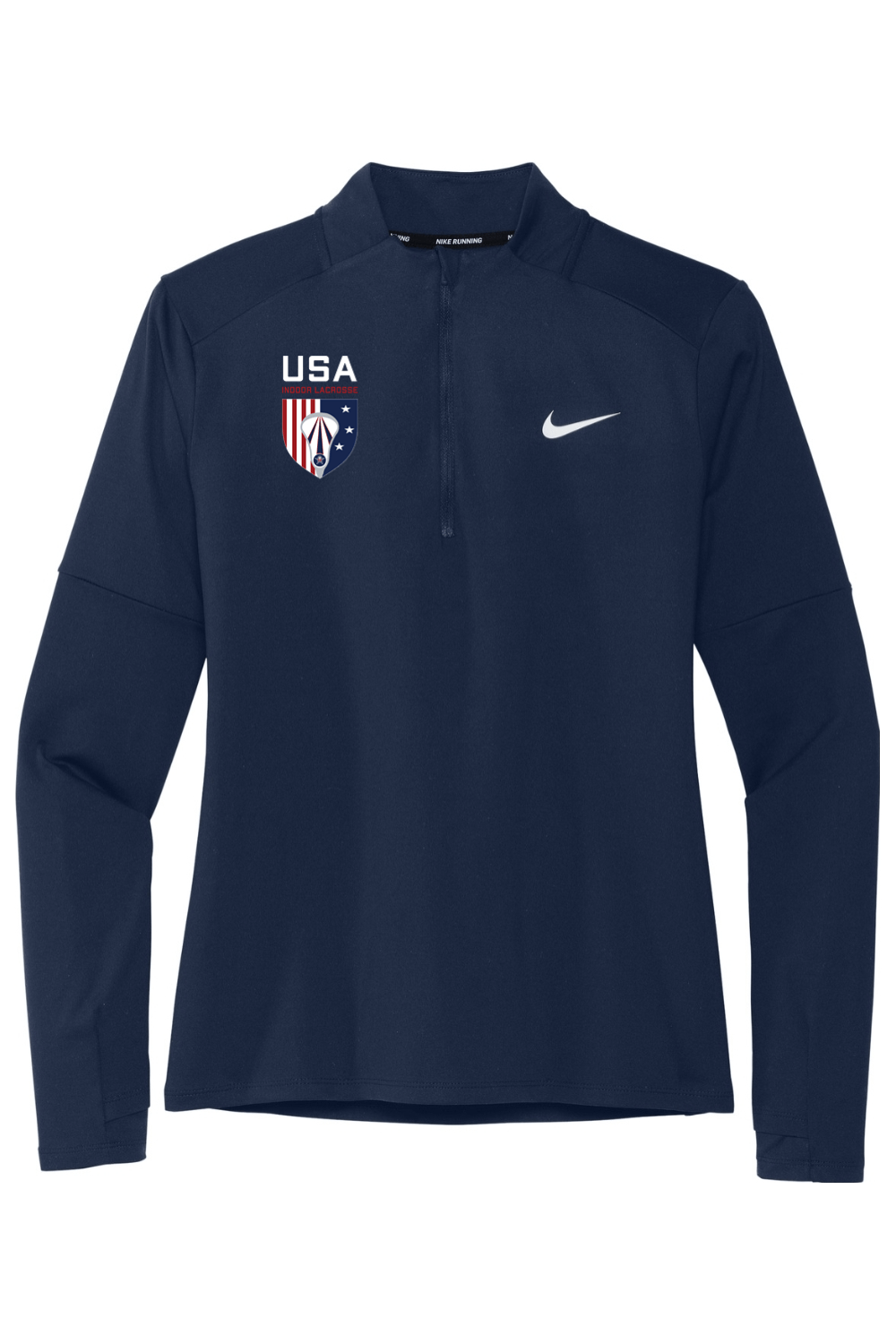 USA Indoor Lacrosse Women's Dri-FIT Element 1/2-Zip Top Signature Lacrosse