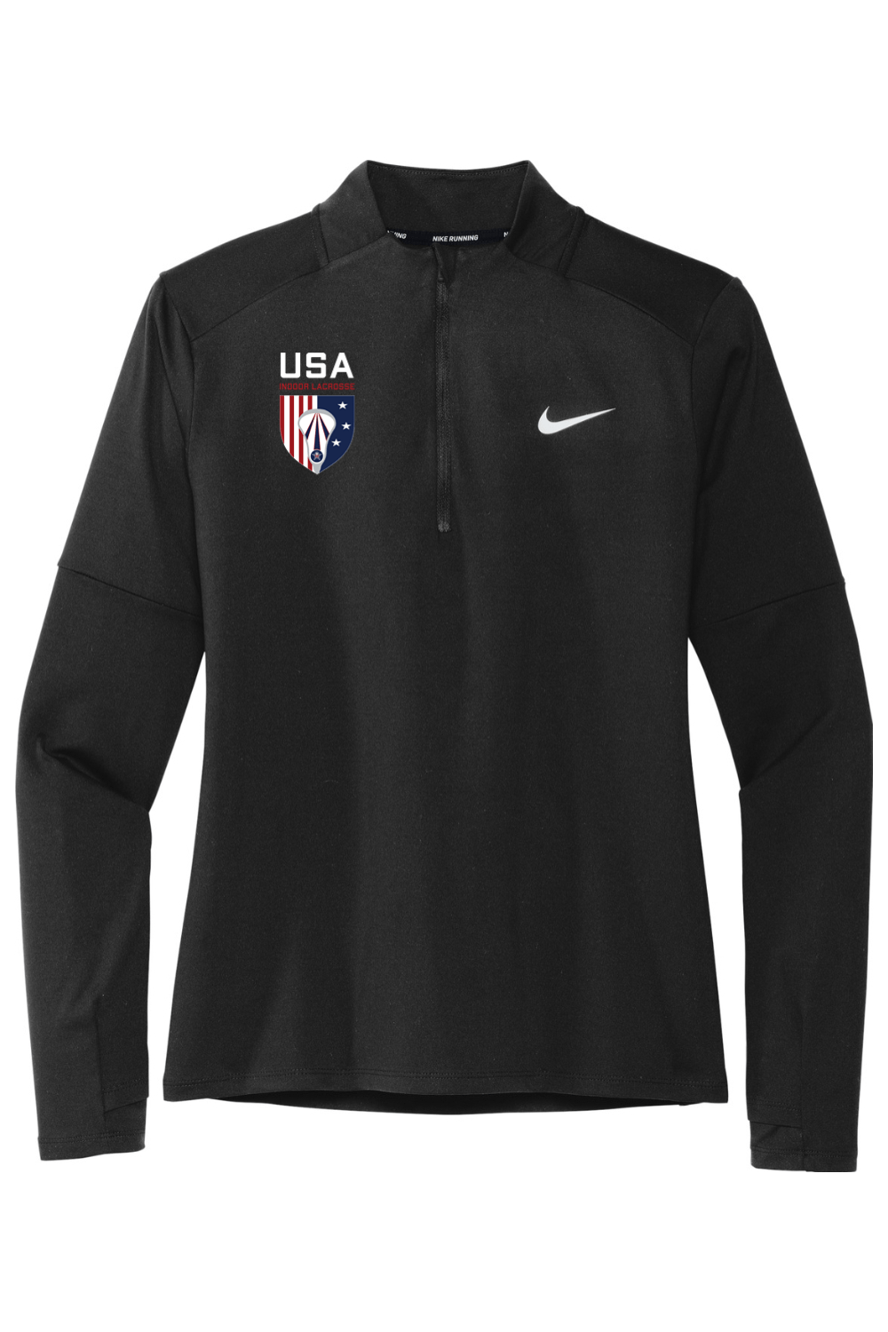 USA Indoor Lacrosse Women's Dri-FIT Element 1/2-Zip Top Signature Lacrosse