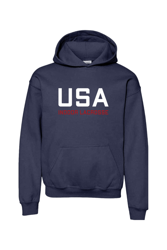 USA Indoor Lacrosse Youth Hoodie Signature Lacrosse