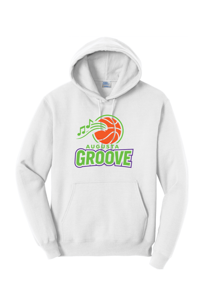 USBN Augusta Groove Fleece Pullover Hooded Sweatshirt Signature Lacrosse