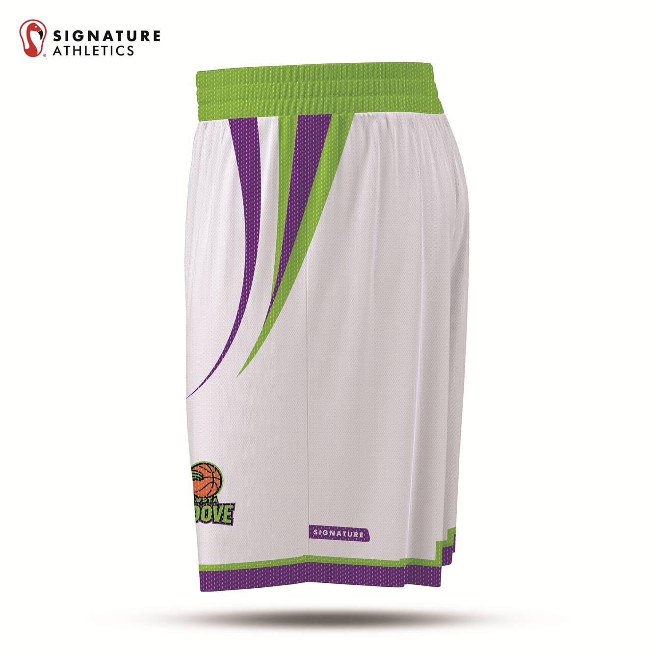USBN Augusta Groove Light Men's Pro Basketball Shorts Signature Lacrosse