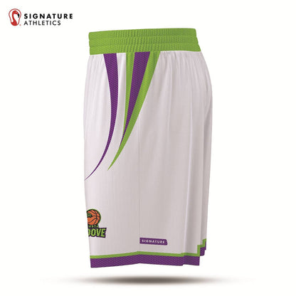 USBN Augusta Groove Light Men's Pro Basketball Shorts Signature Lacrosse