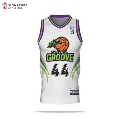 USBN Augusta Groove Light Men's Pro V Neck Basketball Jersey Signature Lacrosse