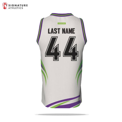 USBN Augusta Groove Light Men's Pro V Neck Basketball Jersey Signature Lacrosse