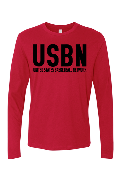 USBN Men's Long Sleeve T-Shirt Signature Lacrosse
