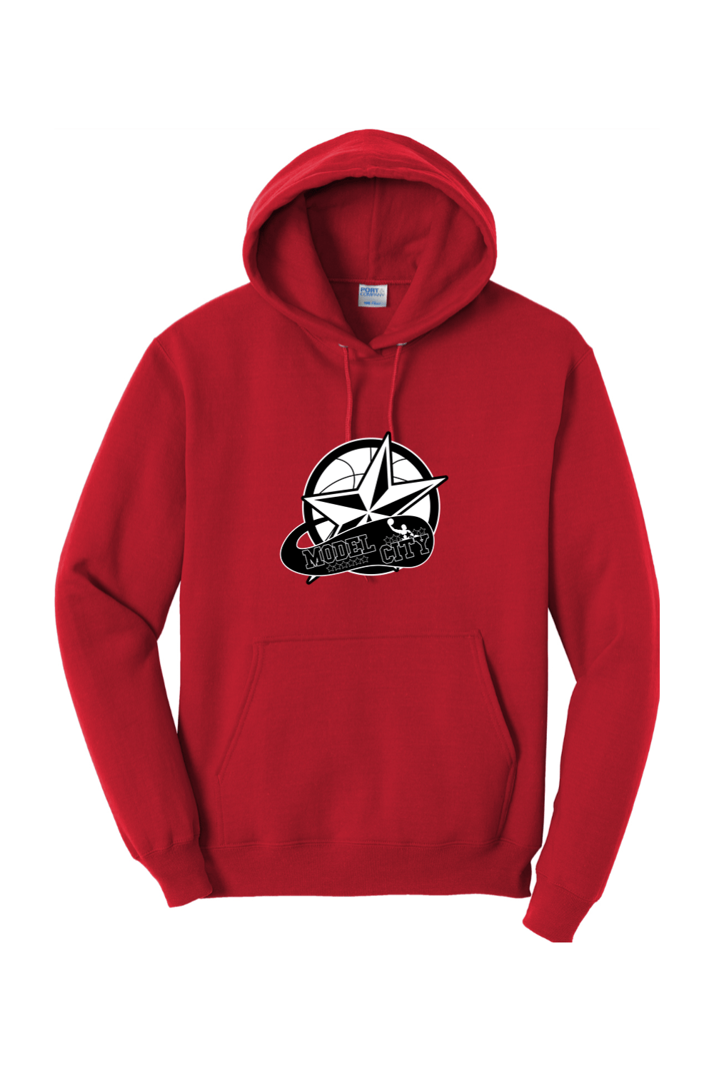 USBN Model City BC Fleece Pullover Hooded Sweatshirt Signature Lacrosse