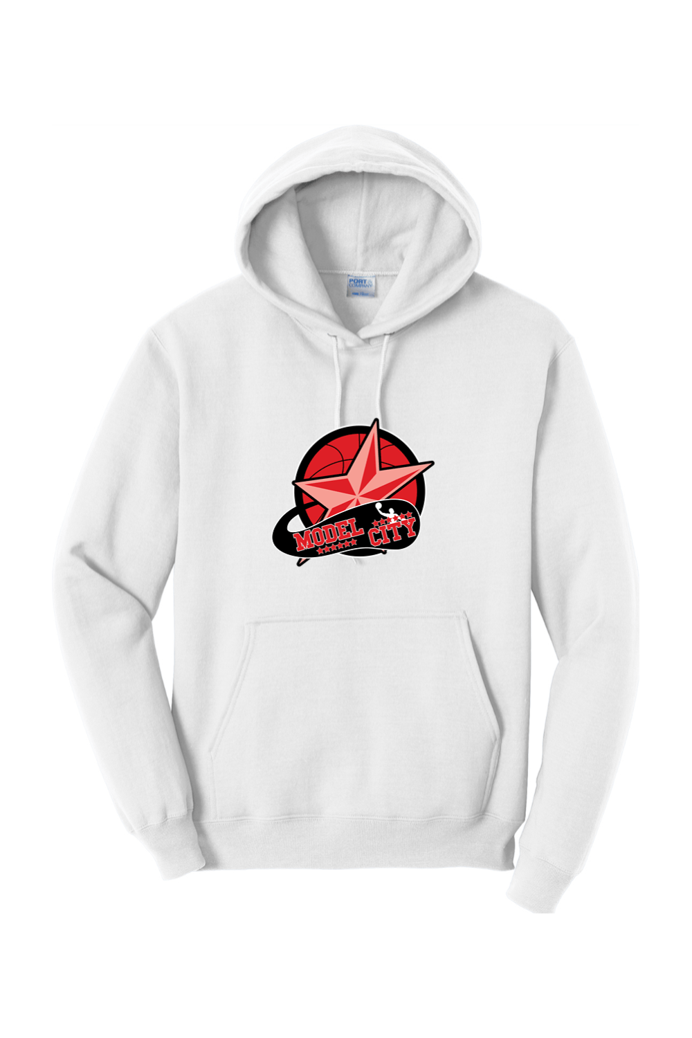 USBN Model City BC Fleece Pullover Hooded Sweatshirt Signature Lacrosse