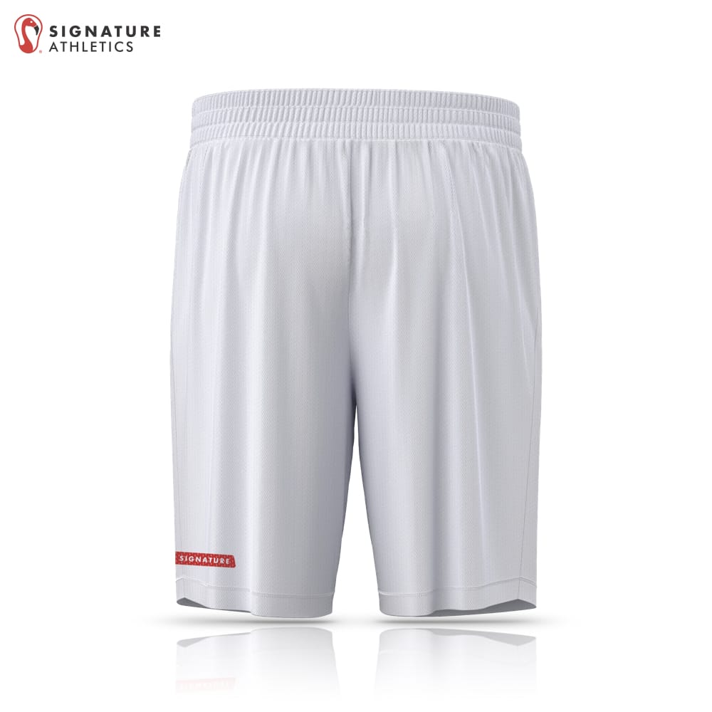 USBN South Atlanta Crows Men's Pro White Basketball Short Signature Lacrosse