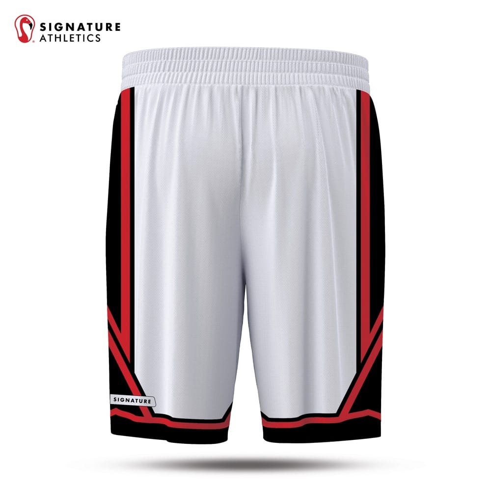 USBN Team Men's White Basketball Shorts Signature Lacrosse