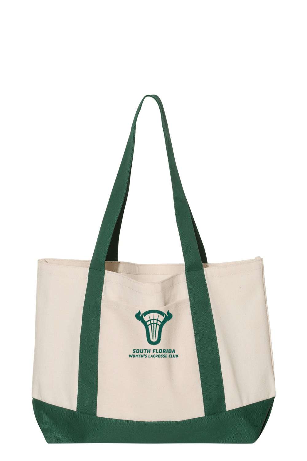 USF Women's LC Club Liberty 11oz Cotton Canvas Tote Signature Lacrosse